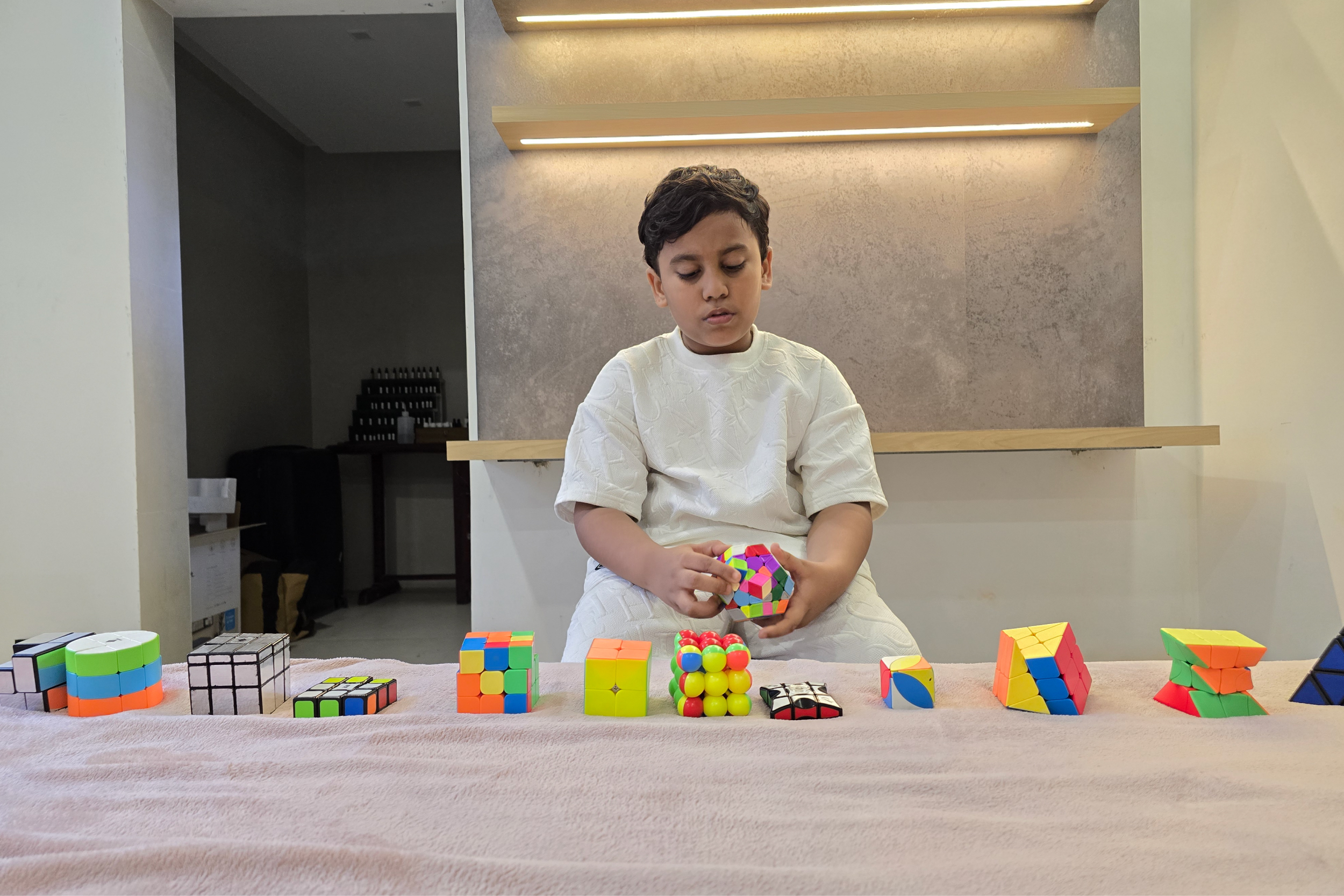 MEHDI ZAMAN VP - YOUNGEST TO SOLVE A WIDE VARIETY OF RUBIK’S CUBES IN RECORD TIME